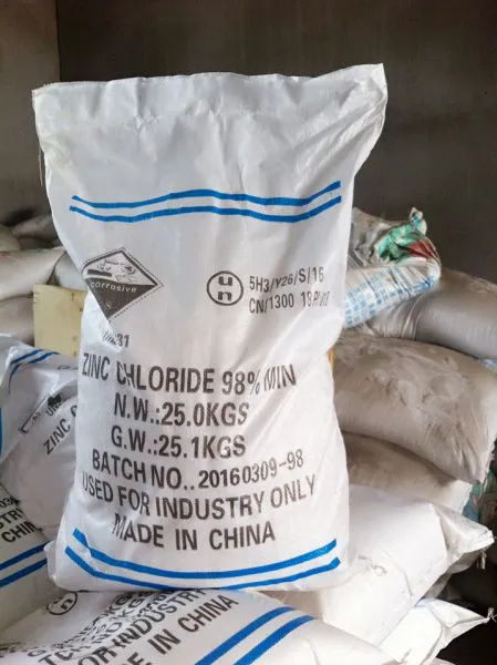 Factory Direct Sale 98%min Zinc Chloride Water Treatment Used photo-3