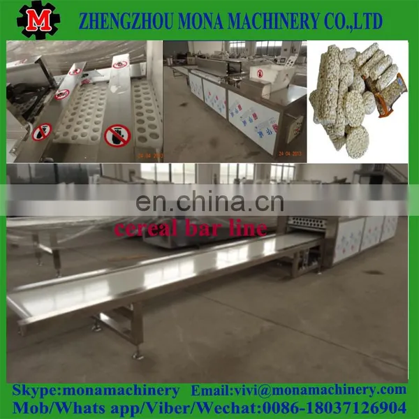 Chocolate Cereal Bar Production Line/candy Bar Making Machine/puffed Rice Bar Production photo-5