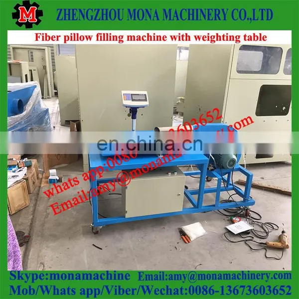 Easy to Operated Volume Polyester Fiber Pillow Filling Machine With Scale Table photo-2