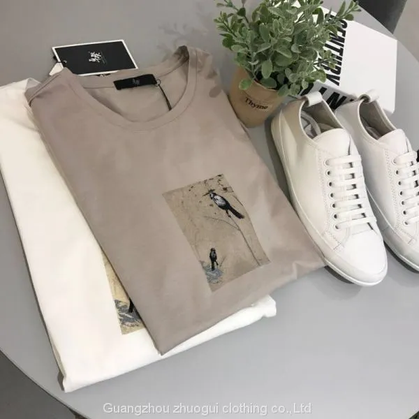 Men’s Fashion Design New Style T-shirt Clothing From Factory2019 Fashion Style Sink Cotton T-shirt