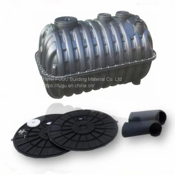 PP Materials Plastic Biogas Septic Tank With Cover in Underground