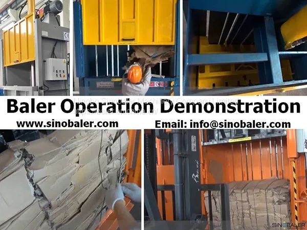 Baler Operation Demonstration