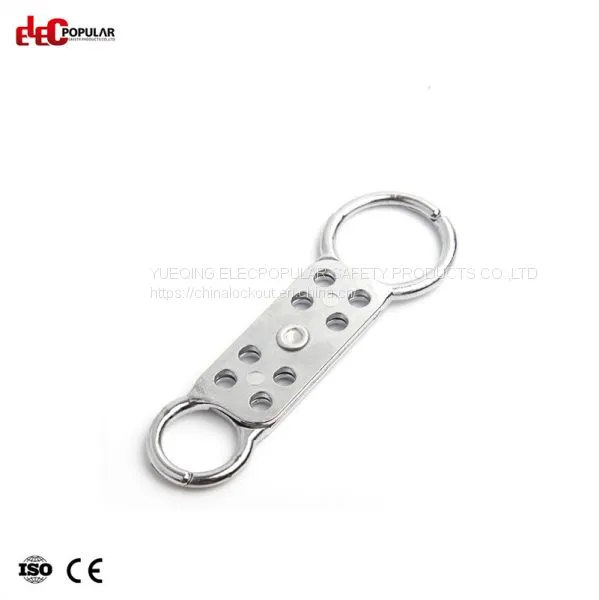 8 Holes Aluminum Lockout Hasp EP-K61 Aluminium Lockout Hasps Steel Shackle Padlock