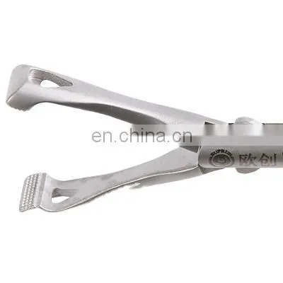 Geyi Autoclavable Laparoscopic Instruments 10mm Grasping Forceps(eight Claws) With Insulated Handle photo-2