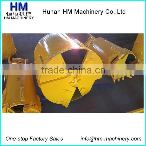 Double Cut Drilling Bucket With Cleaning Edge For Bauer Rotary Drilling Rig photo-5
