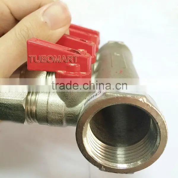 Underfloor Heating Ball Valve Manifold for Pex Pipe photo-4