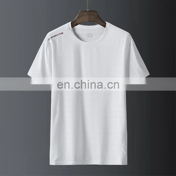 Wholesale Mens Plain Dyed Plus Size Quick Dry Polyester Cool Summer Shirt photo-3