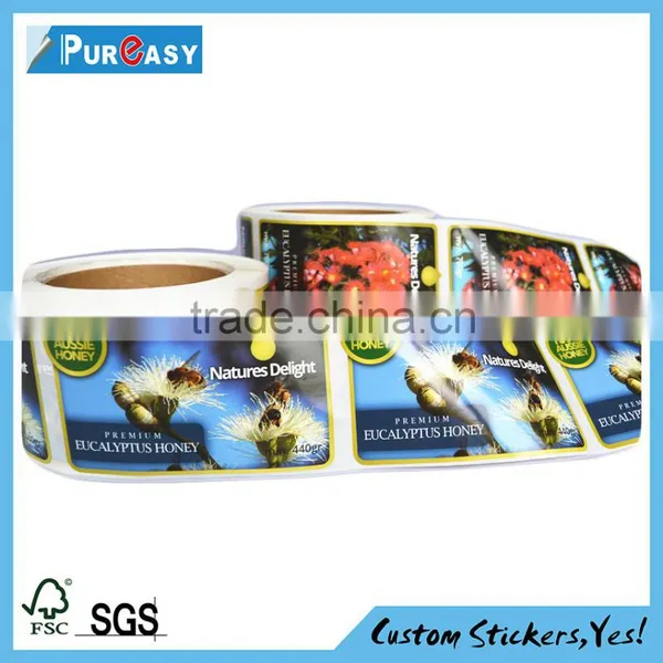 OEM Printing Adhesive Brand Label Stickers