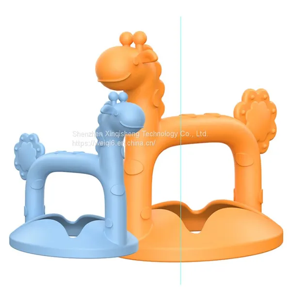 Bear Rabbit Giraffe Wooden Bpa Food Grade Colorful Hippo Silicone Teether Wrist Baby Teether Wholesale Baby Teether photo-4