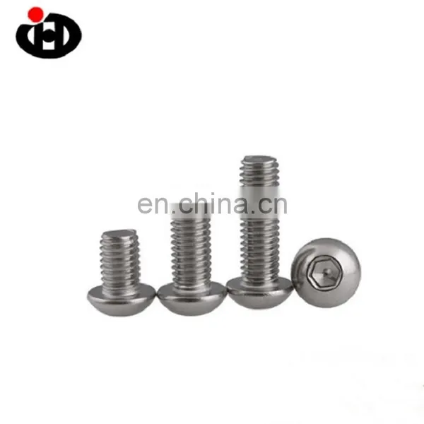 Hot Sale Button Head Hex Socket Round Screw Stainless Steel 304 photo-2