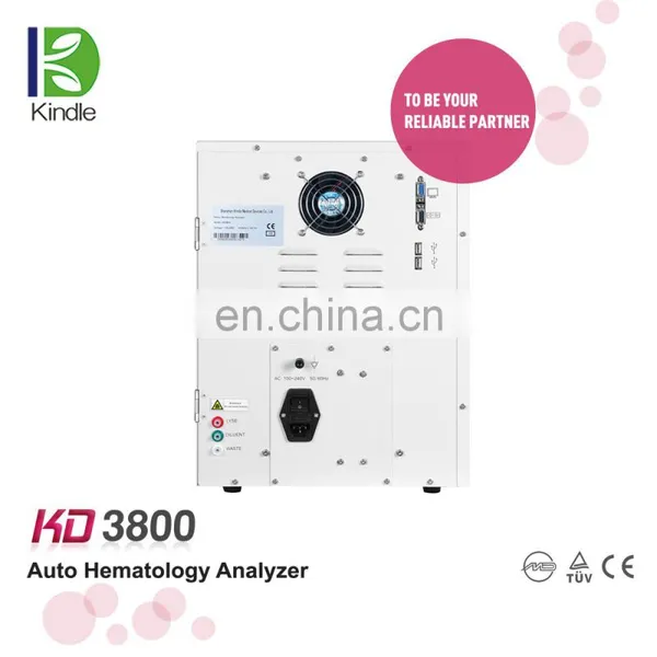 KD3800 Fully Auto Blood Analyzer Kindle Medical Hematology Analyzer Machine photo-2