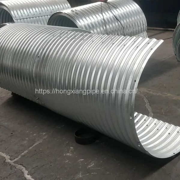Galvanized Culvert Pipe Assembled Steel Corrugated Pipe for Sale