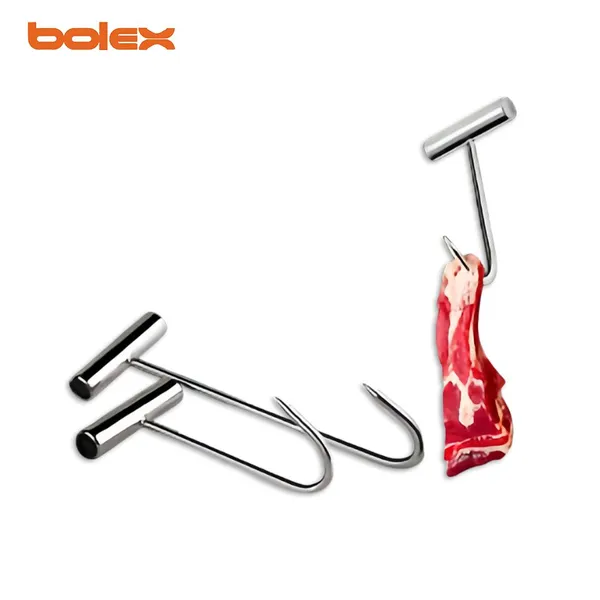 SS Meat Boning Hook Butcher BBQ Bacon Hanger China Factory of Node Hooks photo-5