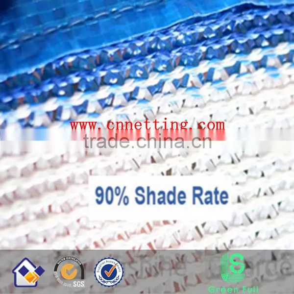 55%-90% Shade Rate HDPE Shade Net Sun Shade Cover Netting With Edger and Hole Ring photo-6