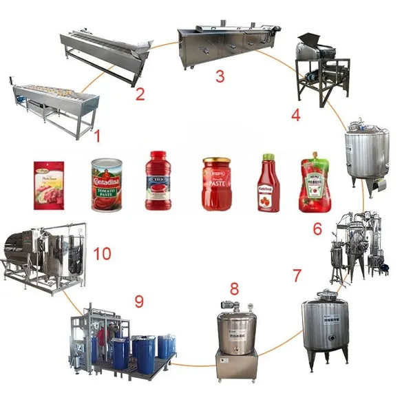 Berry, Cane, Lemon Top-notch Quality Tomato Sauce Tomato Paste Tomato Ketchup Processing Plant Juicing Crushing photo-4