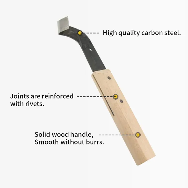 Export Grade Manual Harvest Sickle With Carbon Steel Blade for Import and Distribution Factory Direct Support for Orchard Garden and photo-5