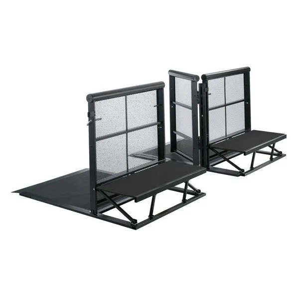 Foldable explosion-proof fencing for music festivals, safety crowd control barrier, aluminum explosion-proof control fencing, suitable for concerts.