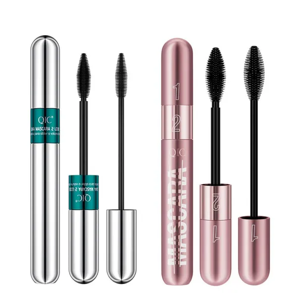 New Rose Gold Dual-Effect Mascara 2-in-1 Volumizing & Lengthening Mascara: Waterproof, Smudge-Proof, and Curling photo-5