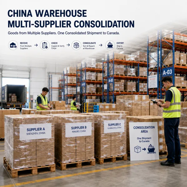 China to Canada LCL Consolidation Shipping Service for Small Importers photo-2