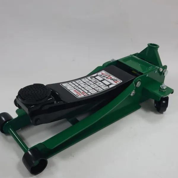 Workshop Hydraulic Trolley Jack 3 Ton, Low-Profile Steel Structure With Dual-Pump Quick Lift Function, Tool-Free Maintenance