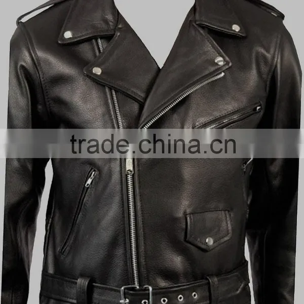 Cheap Leather Motorcycle Jacket photo-4