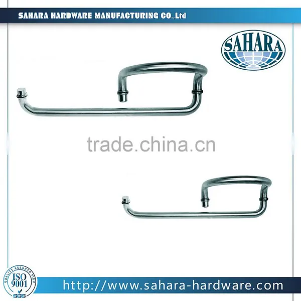 Shower Room Handle Shower Knob Shower Bar Stainless Steel Bathroom Door Handle photo-2