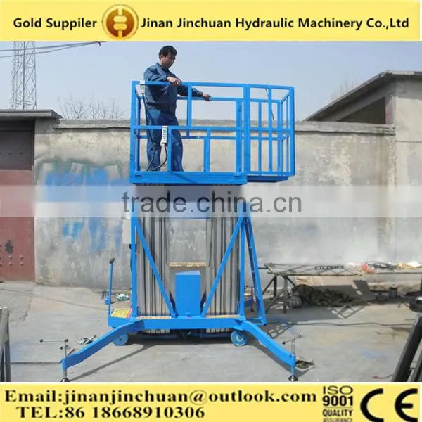 300-1000kg Double Column Aluminium Alloy Lift Platform/mobile Hydraulic Lift Platform photo-5