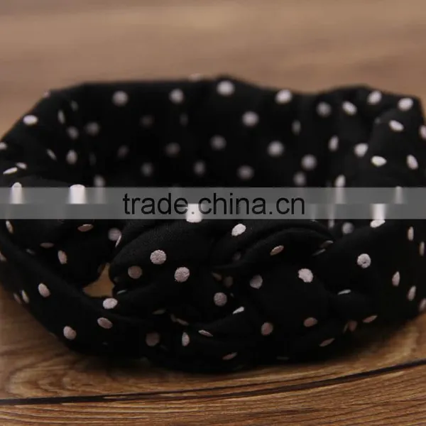 Hot Sale 2016 European Designs Children Knitted Cross Hair Bands Baby Girl Headbands photo-4