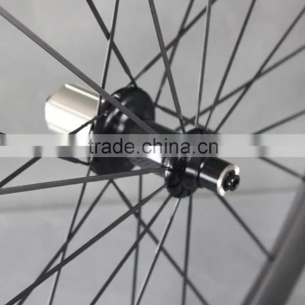2016 ICAN BIKE High Quality 700C 50mm Clincher Tubeless Ready Carbon Bicycle Wheels Road Bike Wheel With R36 Carbon Hub 50C photo-2