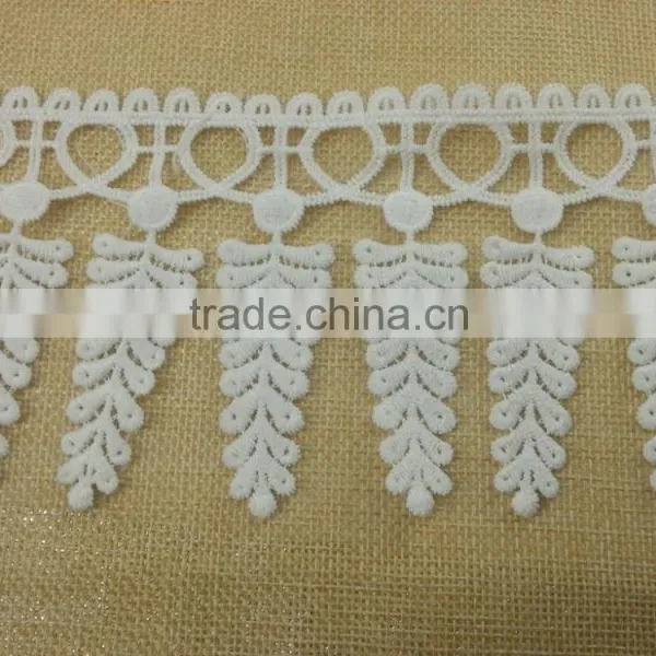 2015 New Arrive Cotton Emboridery Lace for Ladies Dress -- H1663 photo-4