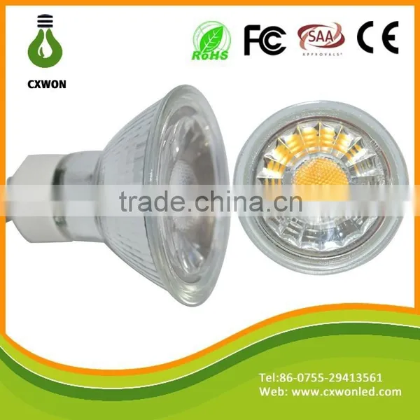 Gu10 Led Spot Lamp Cob 185-260v Input Voltage 5w Quartz Glass Cob Spotlight With ce Rohs photo-3