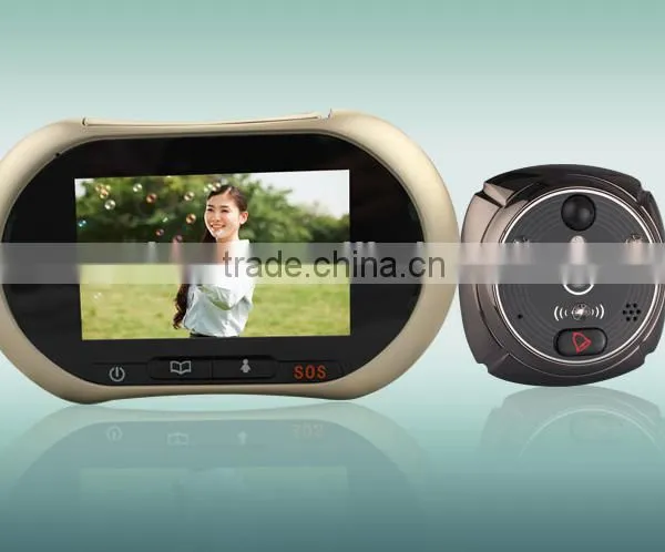 Support Android / IOS App Peephole Door Wifi Camera photo-4