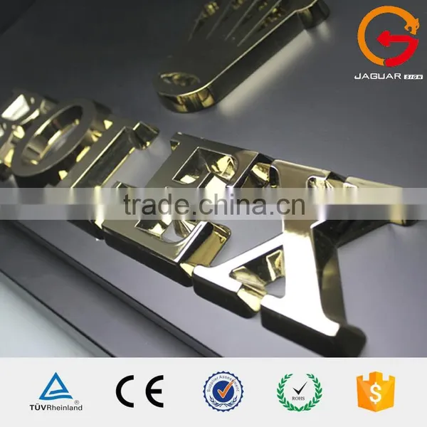Manufacture Supply Custom Design 3d Acrylic Metal Letter Outdoor Decorative photo-6