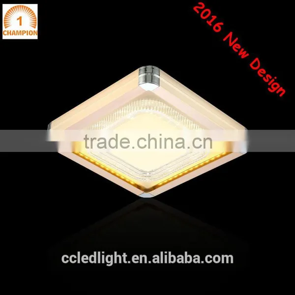 2016 New Design Square Led Ceiling Lights Flush Mounted Fixture Lights for Living Room Bed Room 30WX2 photo-2