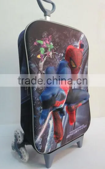 High Quality Car Model Child Boy School Trolley Bag photo-3