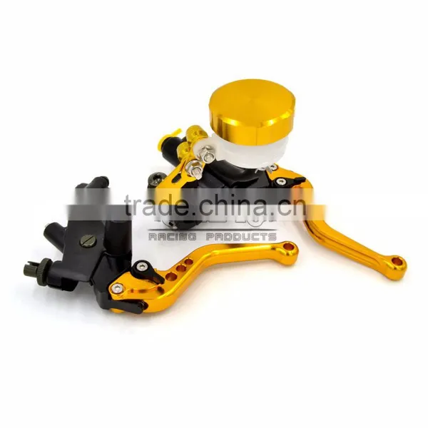 BJ-LS-006 CNC Billet Brake Clutch Master Cylinder Reservoir Lever Universal photo-3
