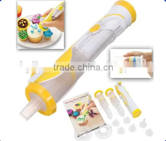 Electric Cake Decorating Pen Battery Operated Frosting Deco Pen Quality Choice photo-2