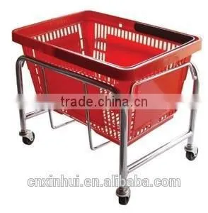 Basket of storage rack with wheels