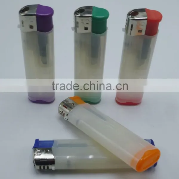 2016 Hot Sale Colored Pusher Electronic Disposable Creamy Lighter photo-4