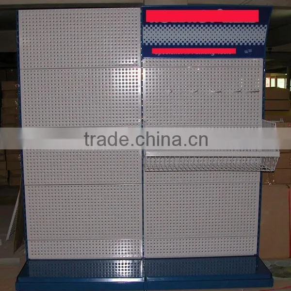 Heavy Duty Display Rack with Lightbox Powder Coated