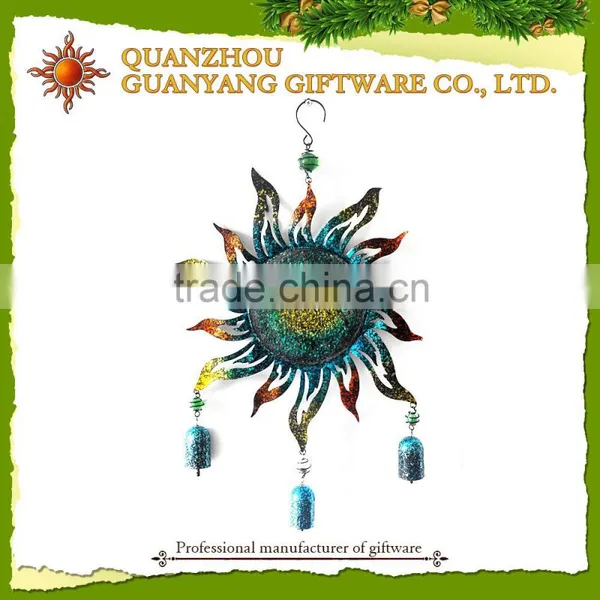 High Quality Metal Sun Face Wind Chime Wholesale Wind Bell