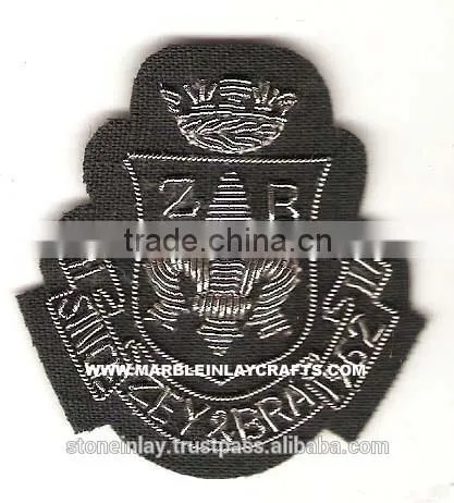 Zari Embroidery Patches Colorful