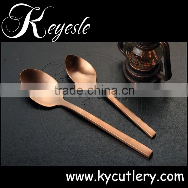 Gold Cutlery,flatware Set,copper Cutlery photo-4
