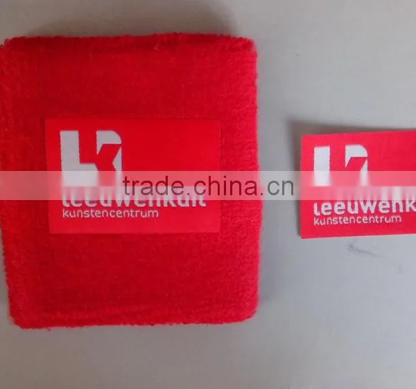 Hot Sales Personalized Cotton Sports Wristband With Zipper Pocket photo-3