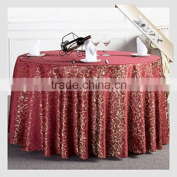 TC-159 Factory Wholesale 100%Polyester Sequin Rosette Table Cloth photo-2