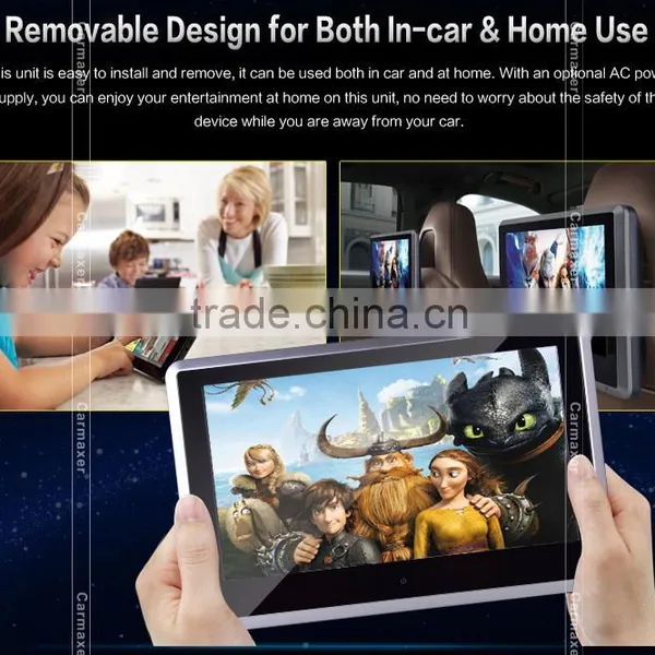 Super Hot Universal 10.1 Inch/9 Inch Headrest Dvd Player With Touch Button photo-5