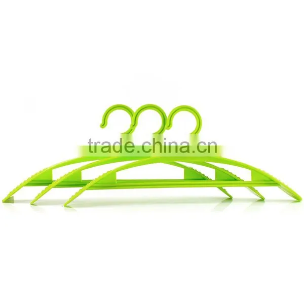 Green Plastic Coat Clothes Hanger photo-5
