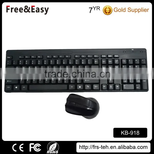 2016 Black Color Wireless Keyboard and Mouse Combo Factory Price photo-2