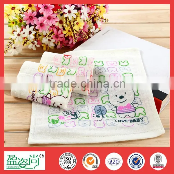 Cute Hand Towel Promotional Custom Print Small Face Towel for Baby Cartoon Character Towels photo-3