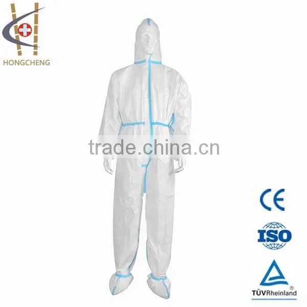 Ebola Plastic Protective Medical Coverall Workwear Suit